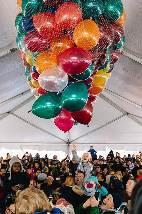 New Years Eve Day Balloon Drop at The Yards DC